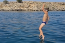 Giulio danza sull'acqua